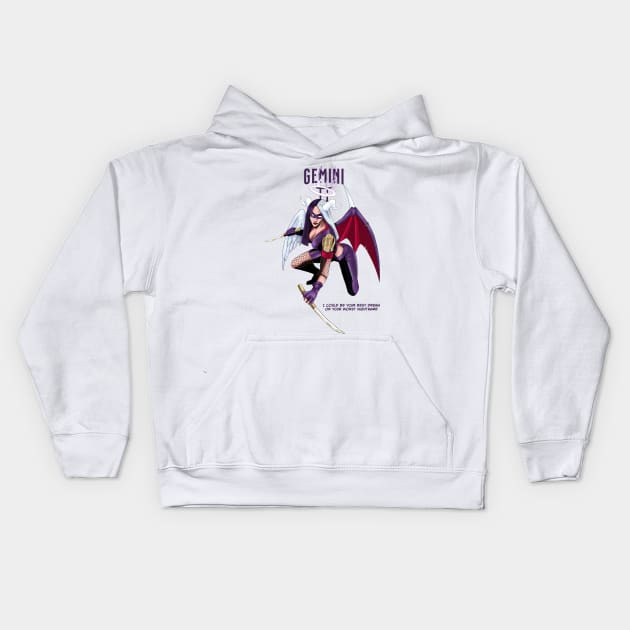 Gemini Kids Hoodie by sffuma